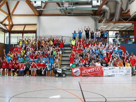 GGG unterstützt das inklusive Handballturnier der Turnados Durlach beim Heimspiel VI